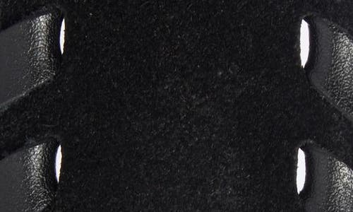 Treasure & Bond Donna Leather Whipstitch Belt In Black