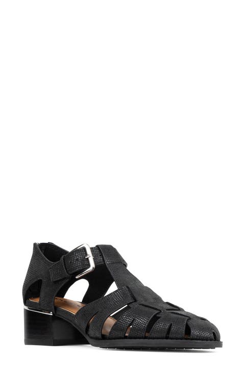 Back Zip Fisherman Sandal