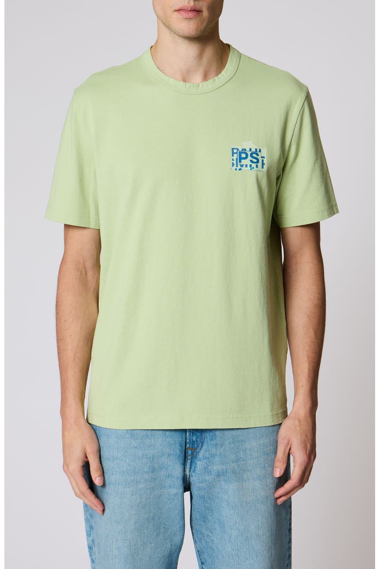 Logo Graphic T-Shirt, Main, color, 32 LIME GREEN