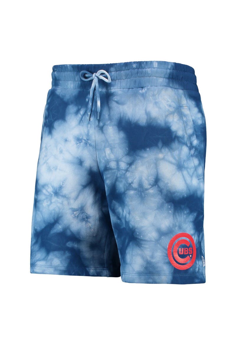 Men's New Era Royal Chicago Cubs Team Dye Shorts, Alternate, color, Royal