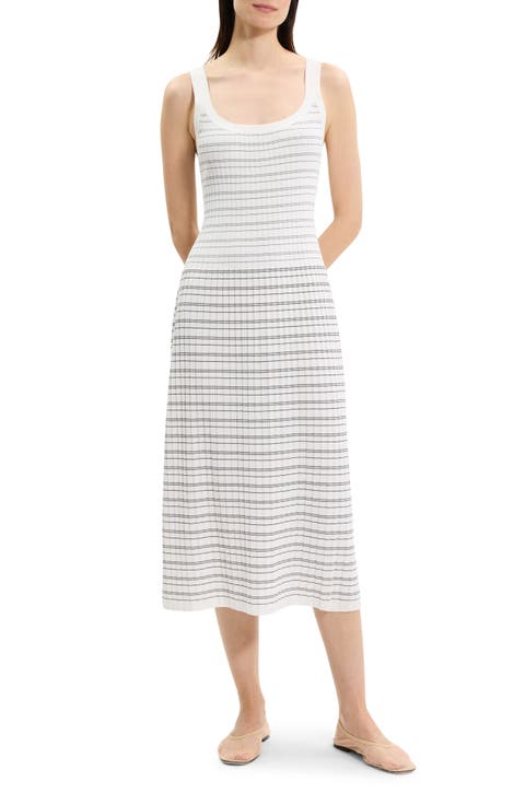 ワンピース THEORY Woman Dress Ivory O1109601 Y0C Theory Women's Polo Dress, Navy/White, XXS-XS at Amazon