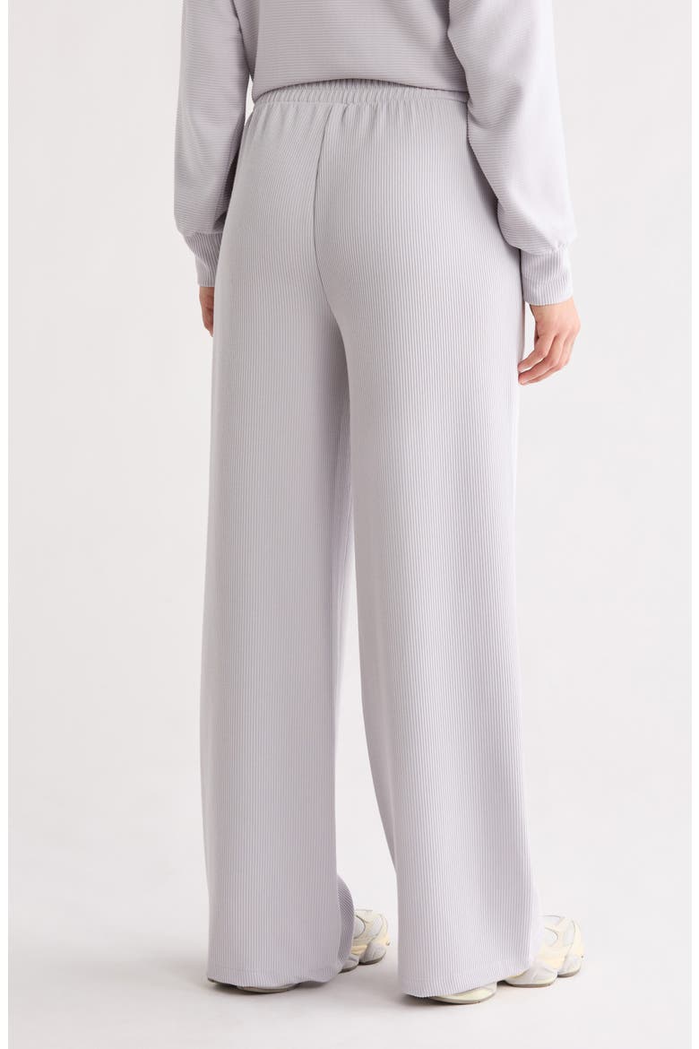 Ribbed Scuba Wide Leg Pants, Alternate, color, LUNAR DUST