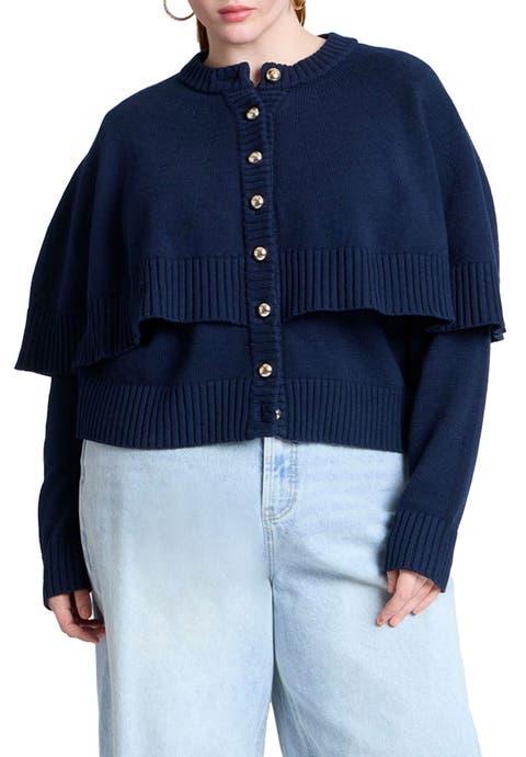 Cape Sweater (Plus)