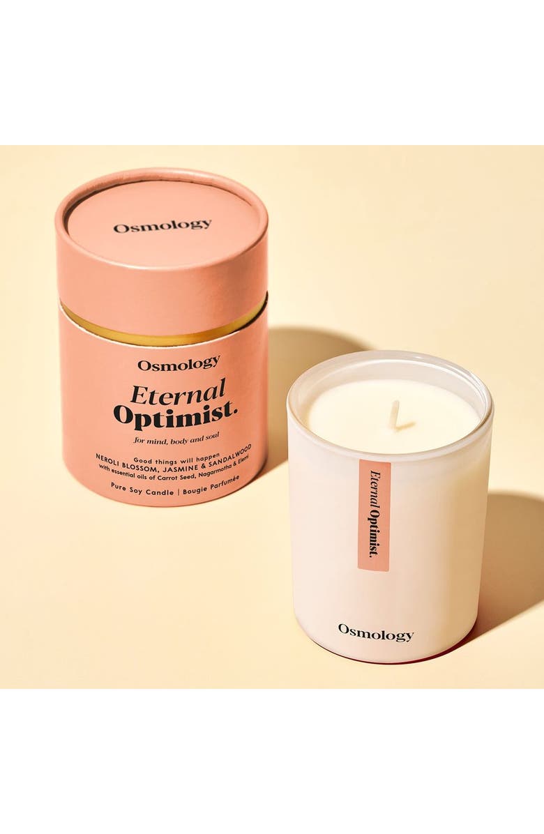 Osmology Eternal Optimist Scented Candle - Neroli Blossom Jasmin and Sandalwood, Alternate, color, White