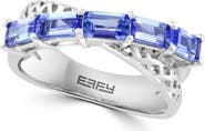 EFFY Sterling Silver Tanzanite Crossover Ring - 1.52 ctw