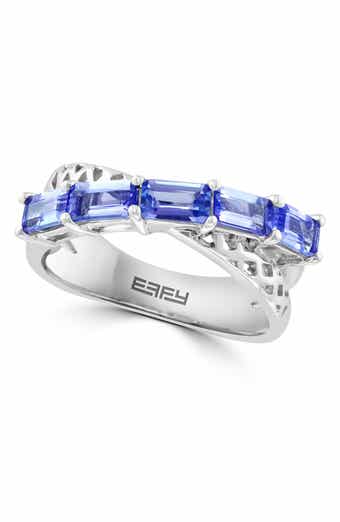 EFFY Sterling Silver Tanzanite Crossover Ring - 1.52 ctw