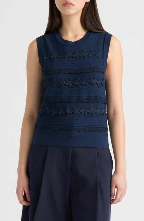 NVLT Floral Appliqué Sweater