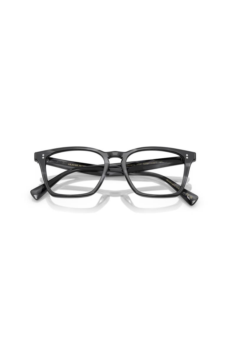 52mm Rectangle optical glasses, Alternate, color, Blue