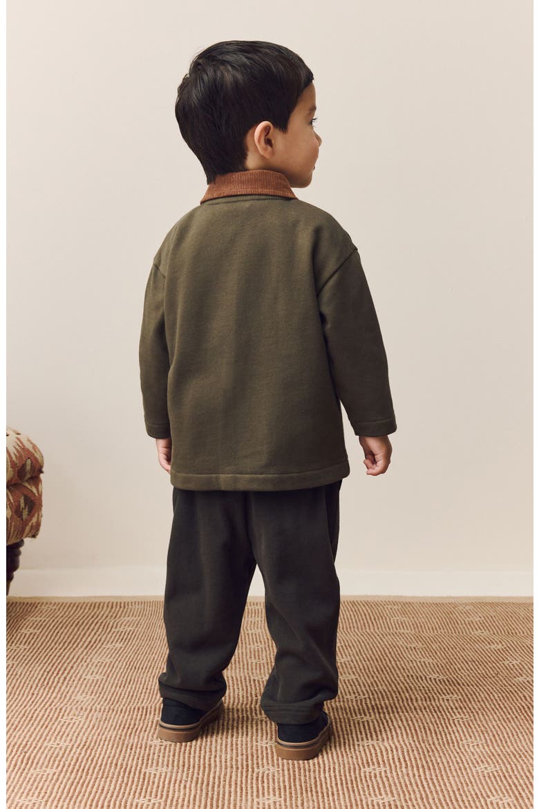 Kids' Jersey Jacket, T-Shirt & Joggers Set, Alternate, color, GREEN