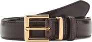 MANGO Leather Belt
