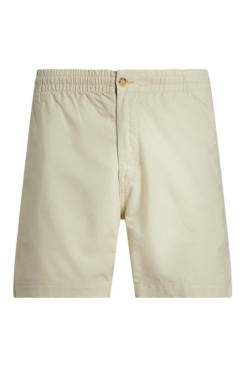 Classic Fit Flat Front Elastic Waist Chino Shorts, Alternate, color, BASIC SAND