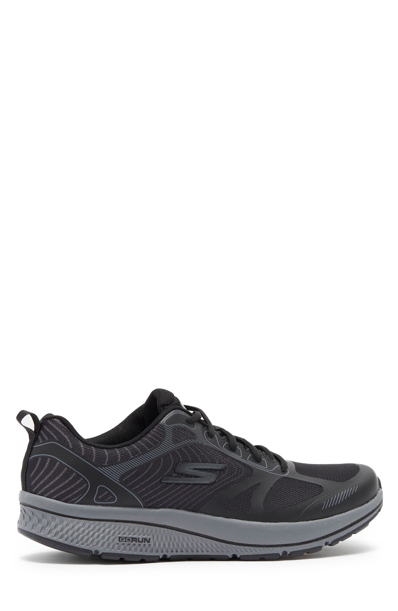 Go Run Consistent Fleet Rush Running Shoe, Alternate, color, BKGY