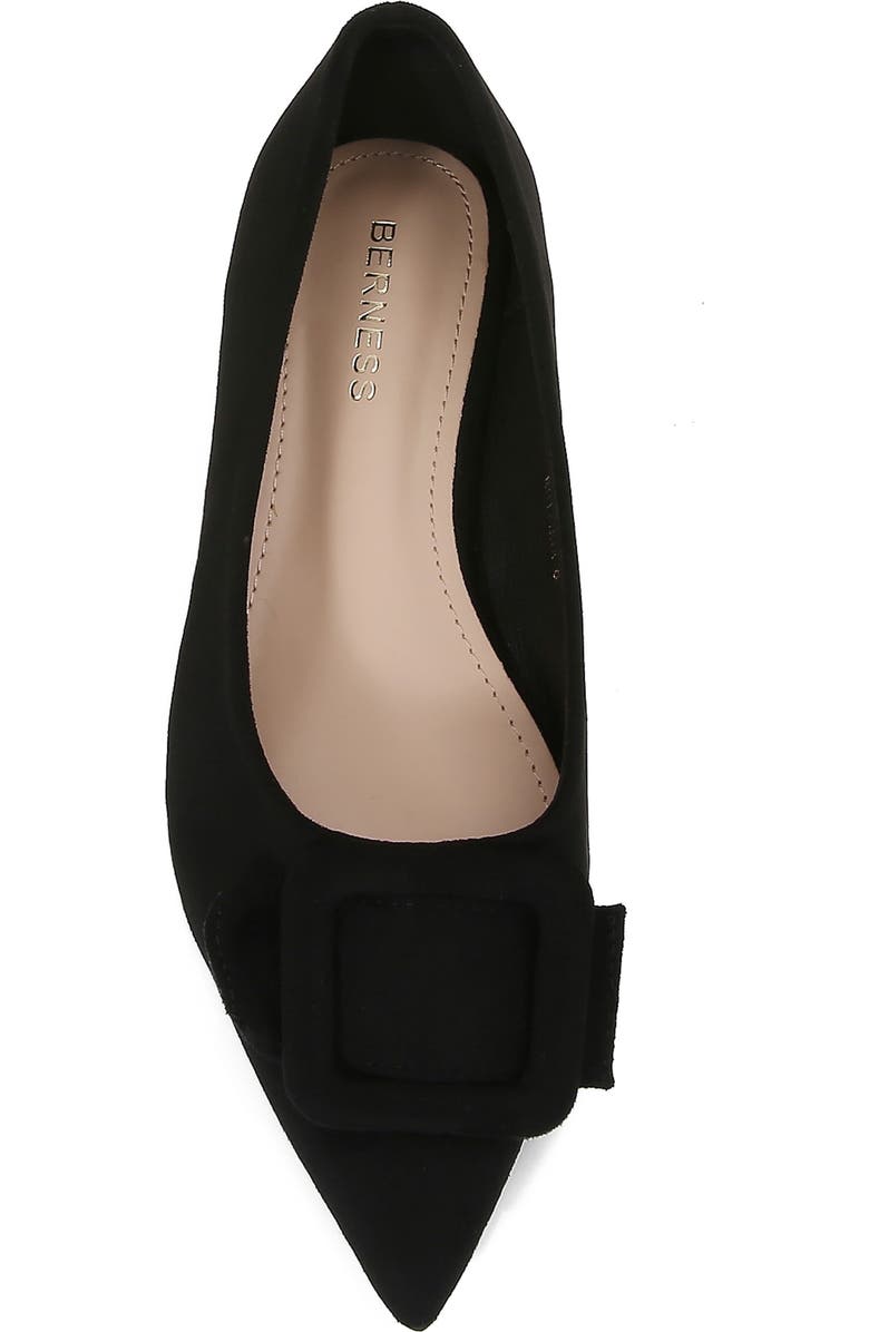 BERNESS Rhianna Pointed Toe Flat Women), Alternate, color, Black