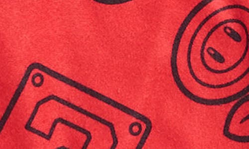 Ame Kids' Super Mario Long Sleeve Pajamas In Red