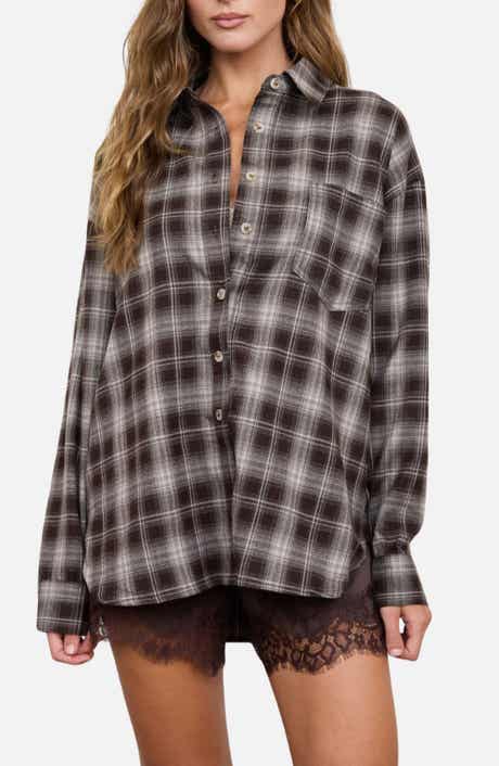 Plaid Long Sleeve Button Shirt