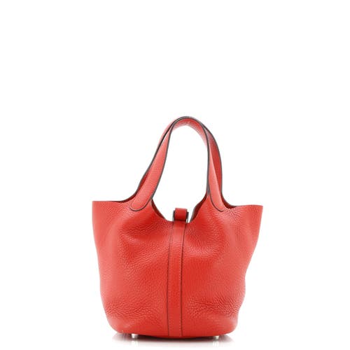 Pre-owned Hermes Hermes Picotin Lock Bag Clemence Pm