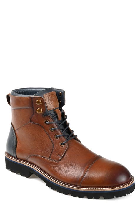 THOMAS AND VINE Reddick Cap Toe Ankle Boot (Men)