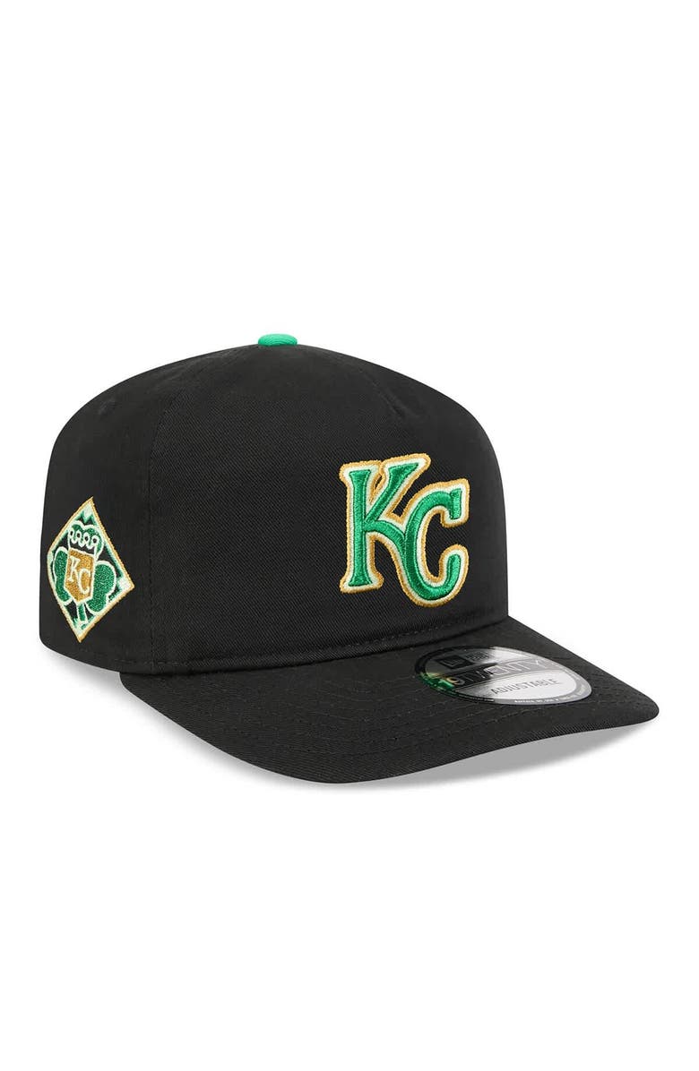 New Era Men's New Era  Black Kansas City Royals 2026 St. Patrick's Day 19TWENTY Adjustable Hat, Main, color, Black