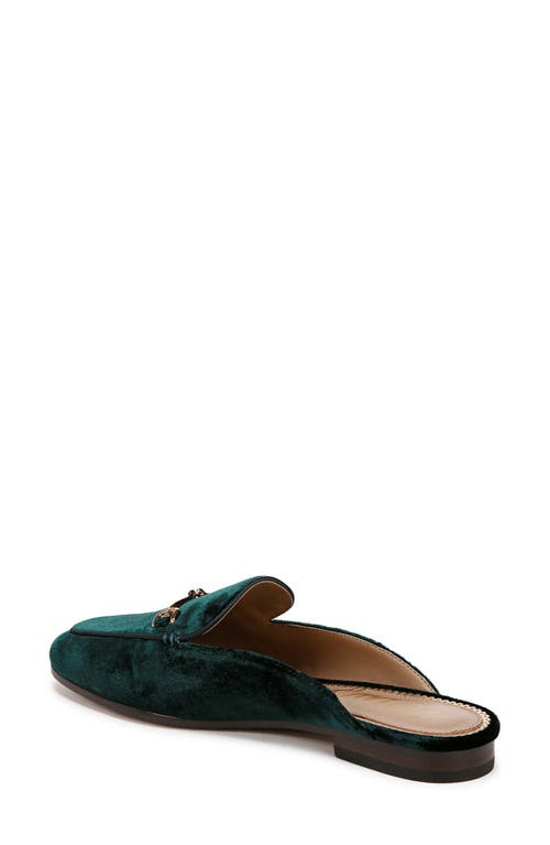 Sam Edelman Linnie Bit Mule In Emerald Jade Velvet