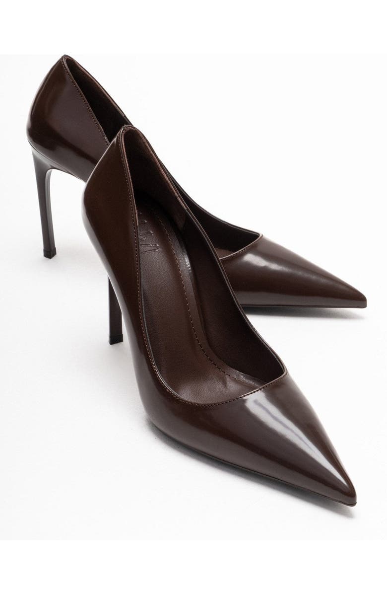 Prologue Shoes Velorien Stiletto Pump, Main, color, Brown