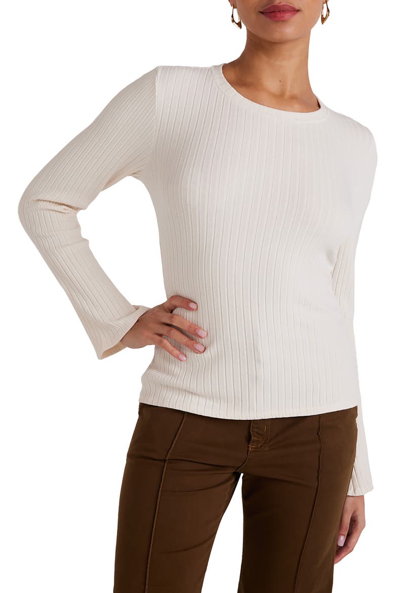 Long Sleeve T-Shirt, Main, color, WINTER WHITE