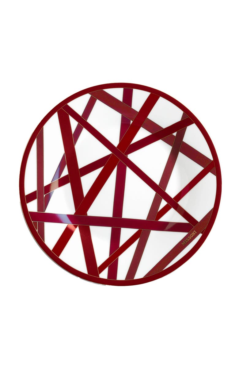 Missoni Dessert Plate 2 Pcs. Set, Main, color, Bordeaux