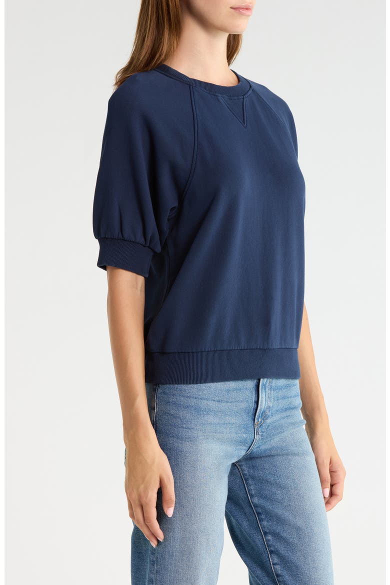 Queenie Cotton Top, Alternate, color, WASHED NAVY
