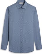 Bugatchi Jules OoohCotton® Geo Print Button-Up Shirt