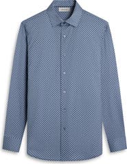 Bugatchi Jules OoohCotton® Geo Print Button-Up Shirt