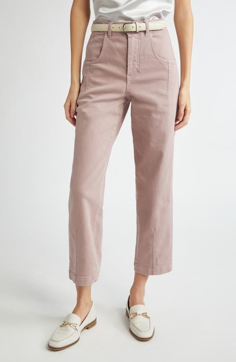 Women's Pink Straight-Leg Jeans | Nordstrom
