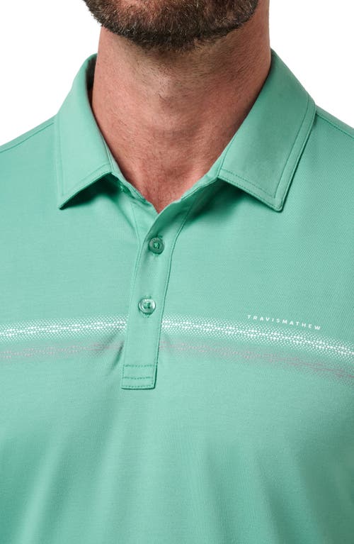Travismathew Featherweight Polo In Green