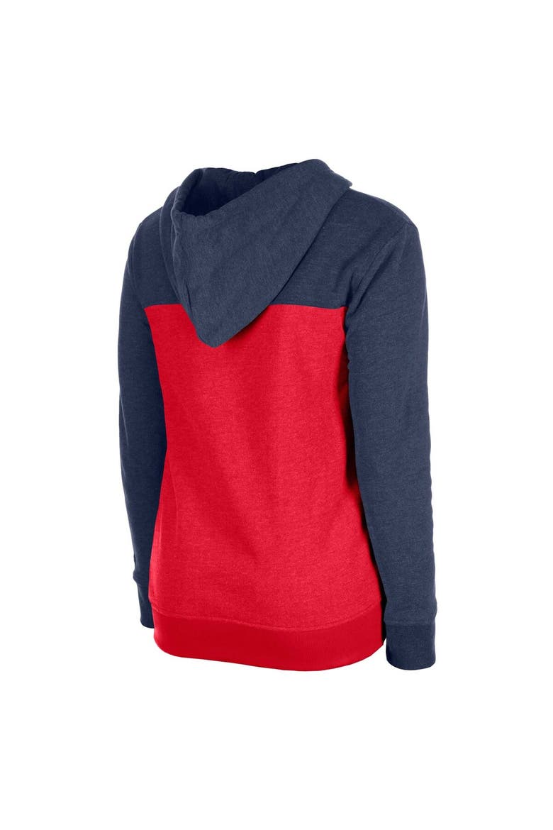 Women's New Era Navy Minnesota Twins Color Block Full-Zip Hoodie Jacket, Alternate, color, Navy