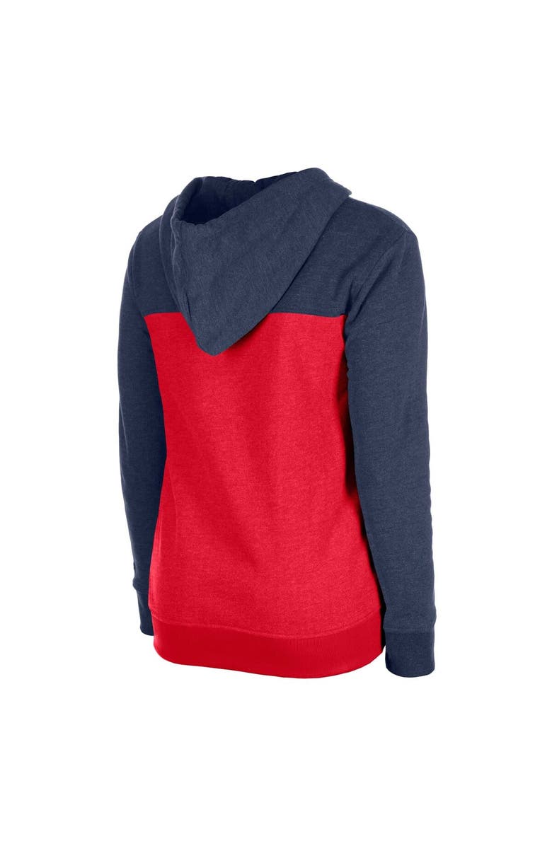 New Era Women's New Era Navy Minnesota Twins Color Block Full-Zip Hoodie Jacket, Alternate, color, Navy