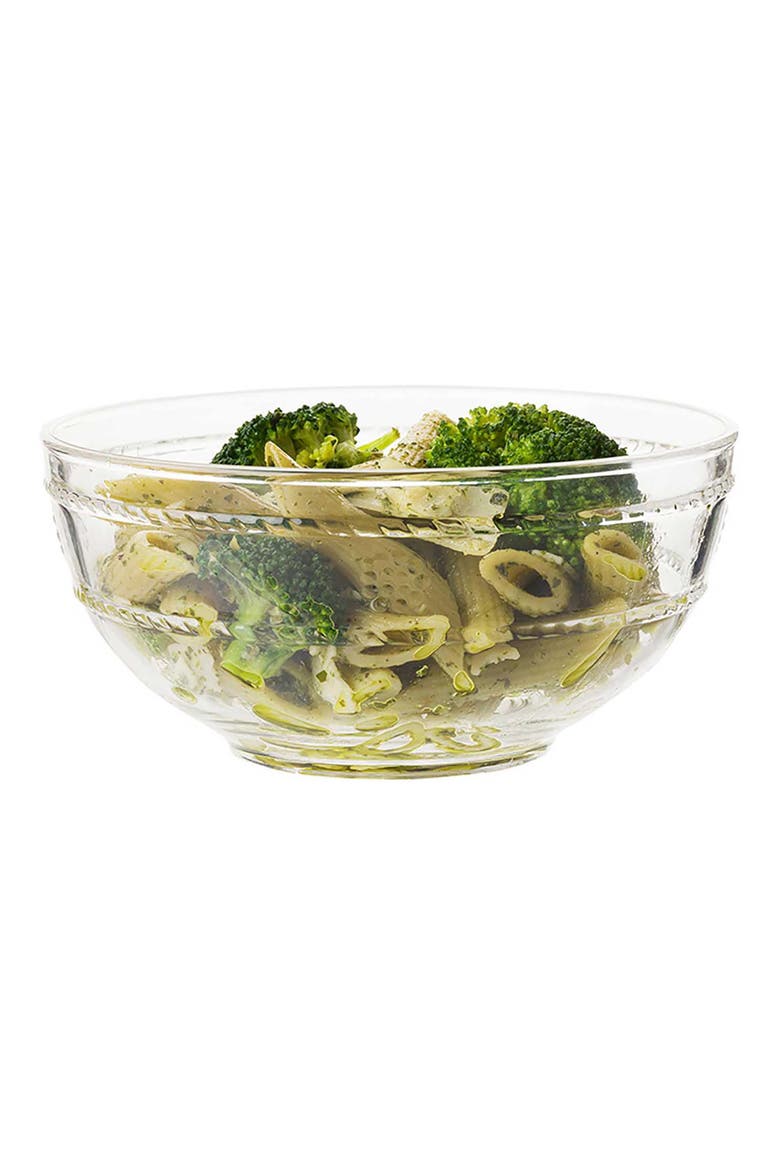 Isabella Set of 4 Acrylic Berry Bowls, Alternate, color, CLEAR