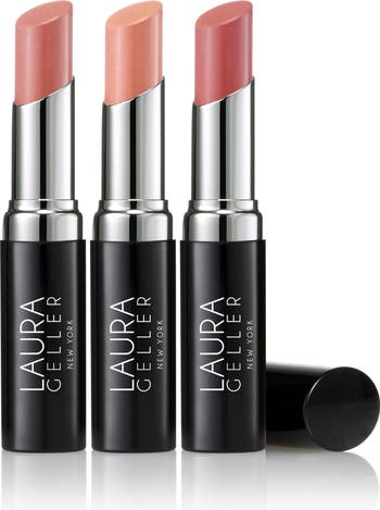 Laura Geller Beauty Pucker Up Nudes Lipstick Trio | Nordstrom