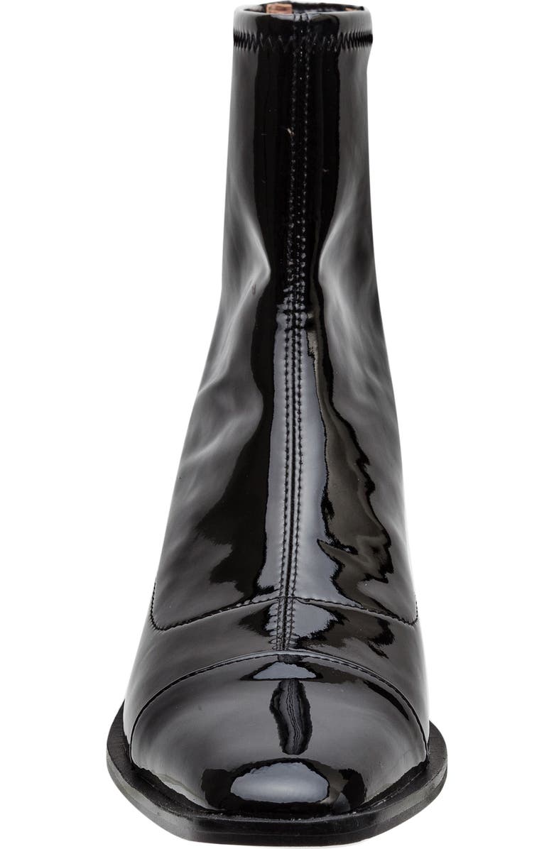 Linea Paolo Venata Block Heel Bootie, Alternate, color, Black