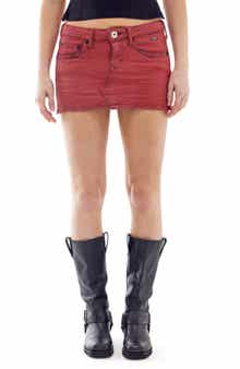 BDG Urban Outfitters Low Rise Denim Ultra Miniskirt