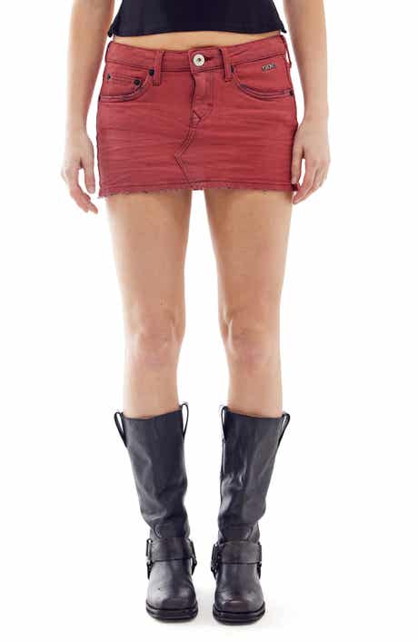 BDG Urban Outfitters Low Rise Denim Ultra Miniskirt