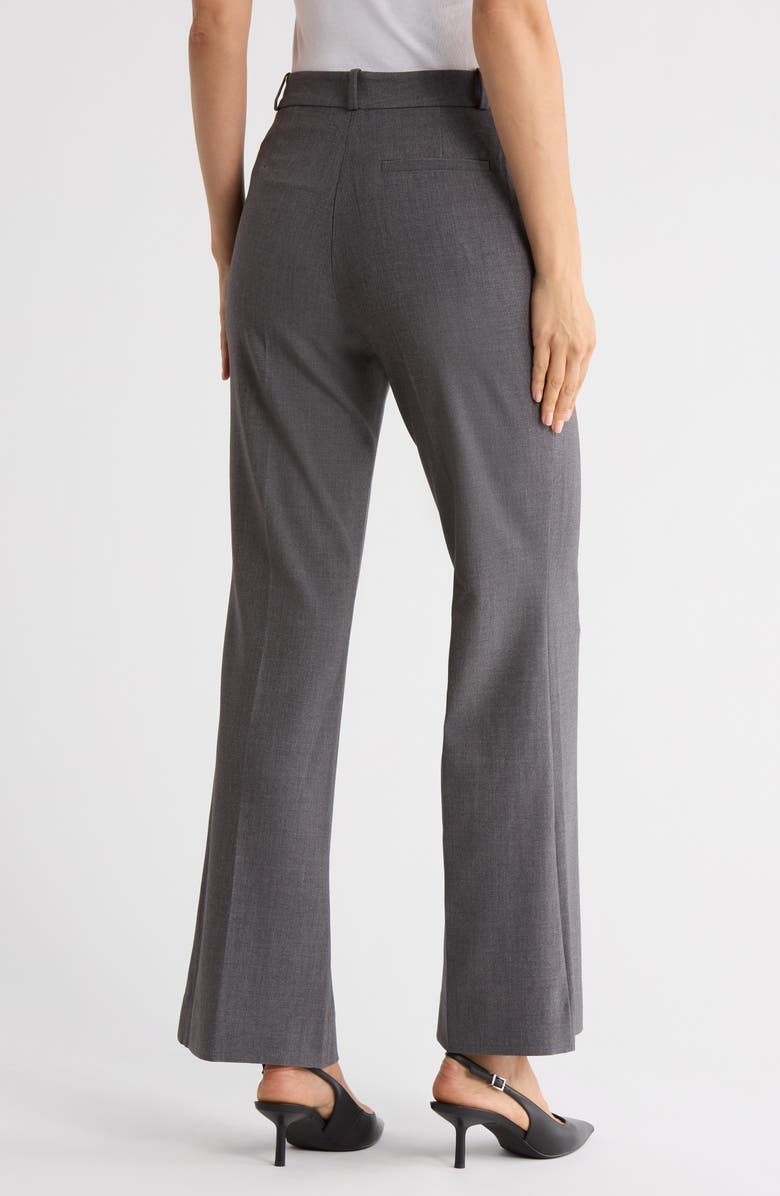 NORDSTROM RACK Flare Leg Pants, Alternate, color, Grey Charcoal Heather