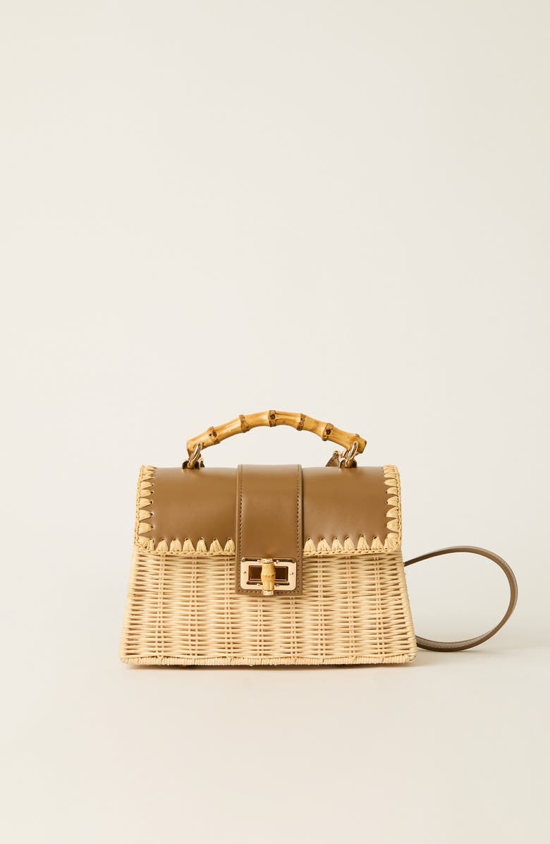 BTB Los Angeles Debon Bag, Main, color, Chocolate Natural