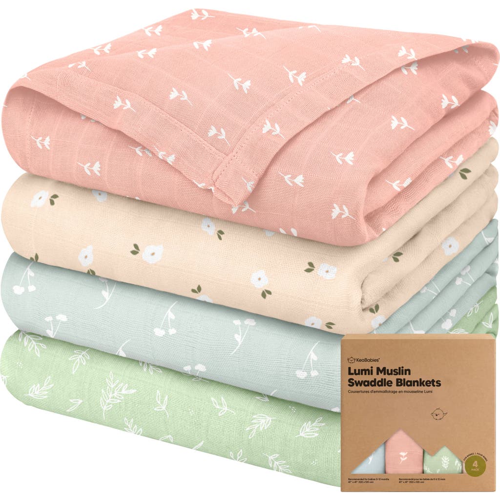 KeaBabies Lumi Muslin Swaddle Blankets