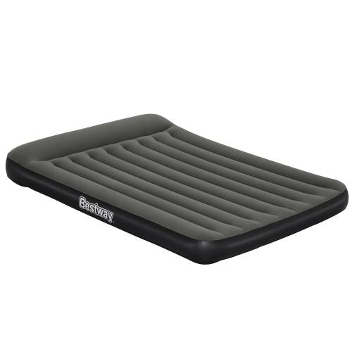 Bestway Tritech 12" Queen Air Mattress with Built-in Battery Pump in Multicolored 