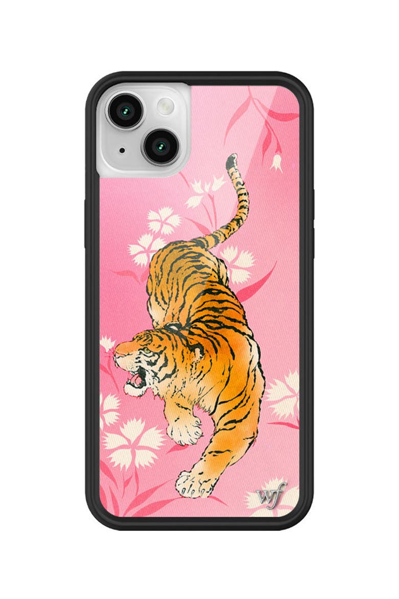 Tiger Blossom iPhone Case, Alternate, color, Pink