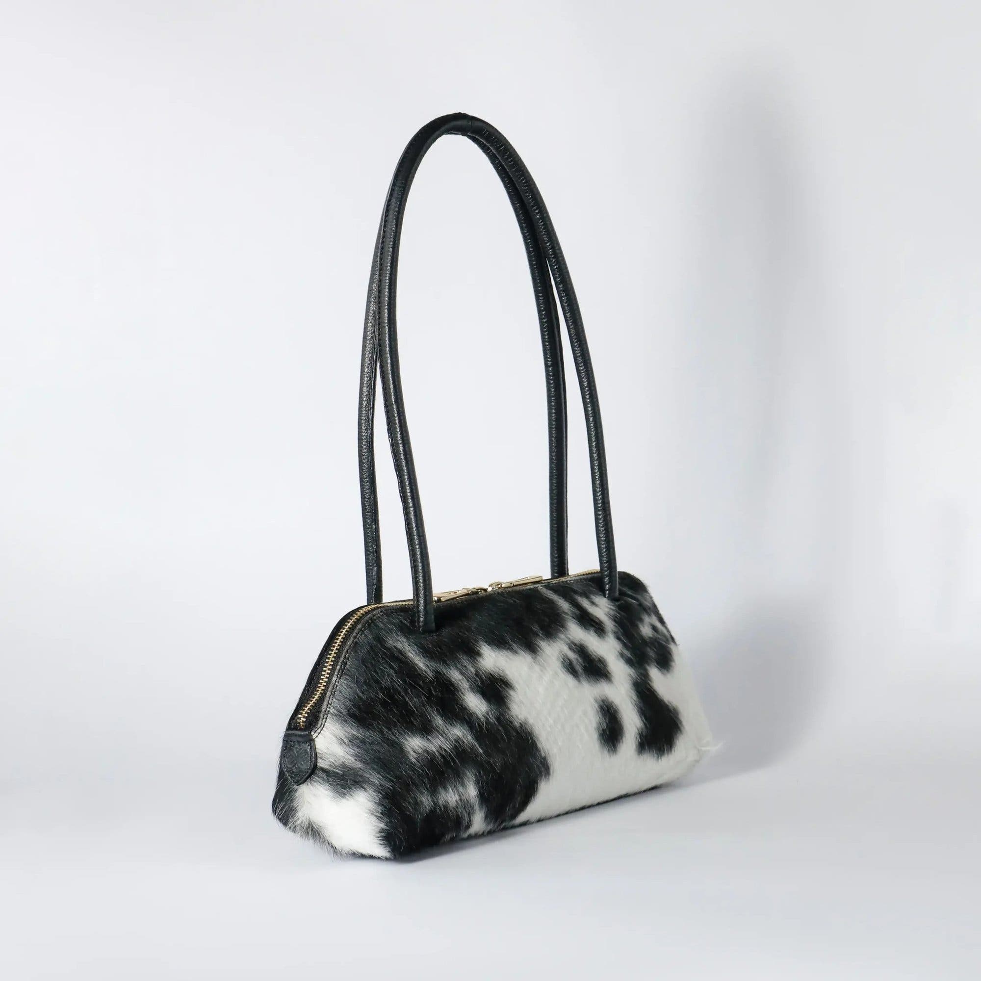 Ebène Monochrome Leather Bag, Alternate, color, Natural Hair
