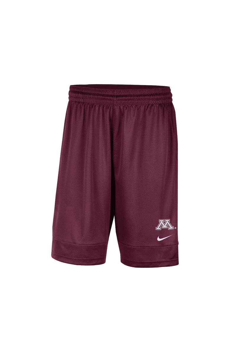 Nike Men's Nike Maroon Minnesota Golden Gophers Fast Break Team Performance Shorts, Alternate, color, 