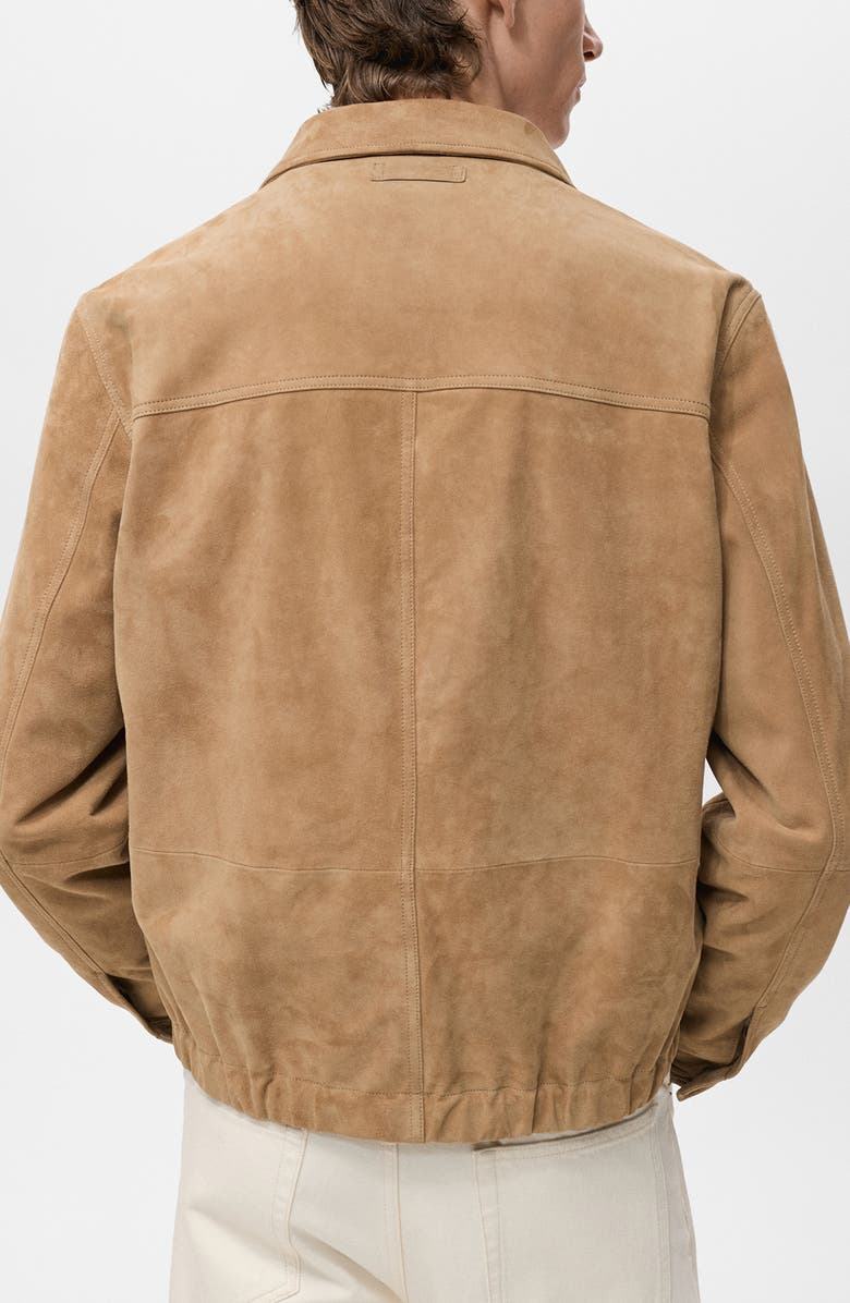 MANGO Suede Jacket, Alternate, color,