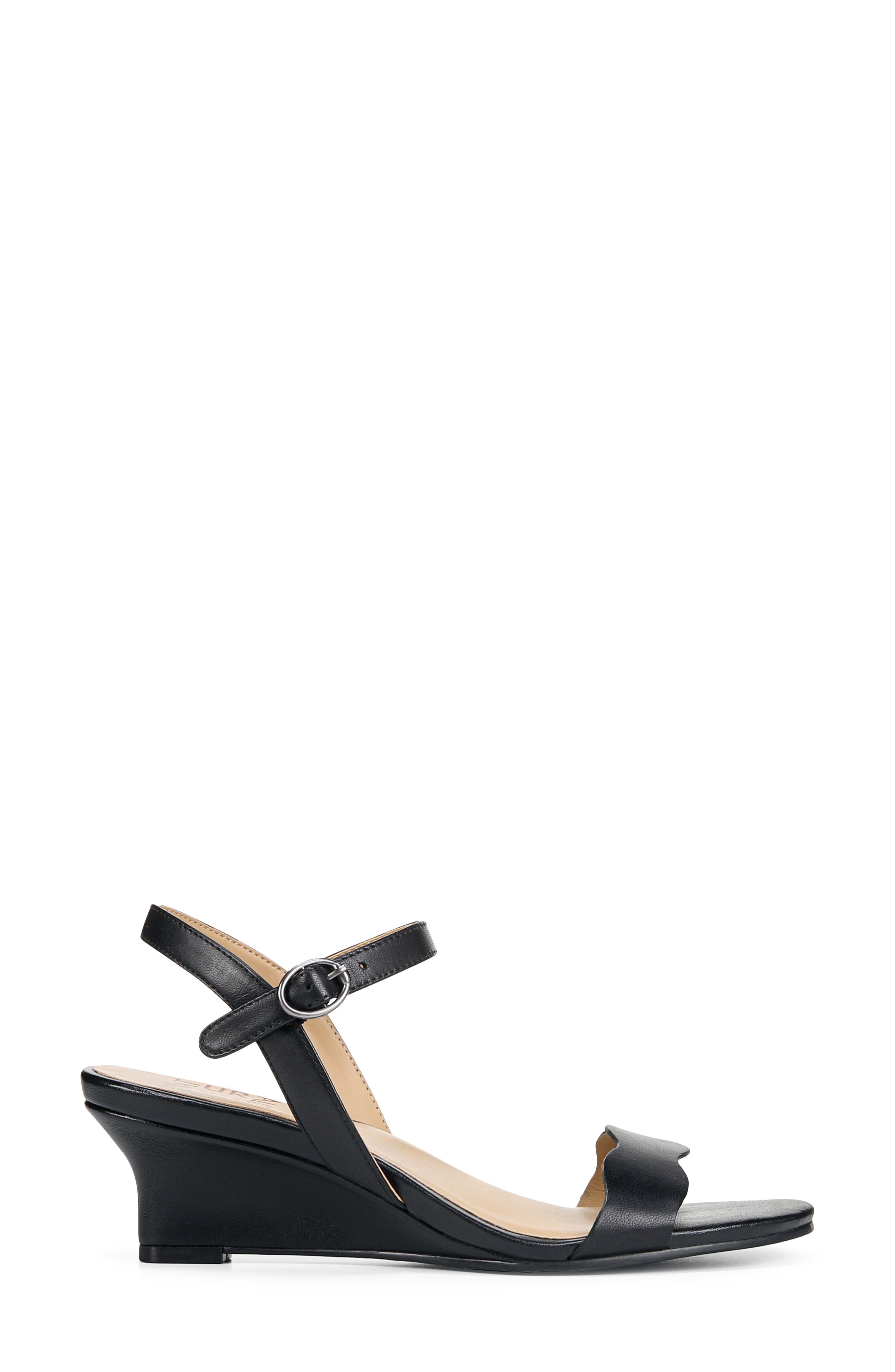 Naturalizer Lacey Ankle Strap Wedge Sandal, Alternate, color, 