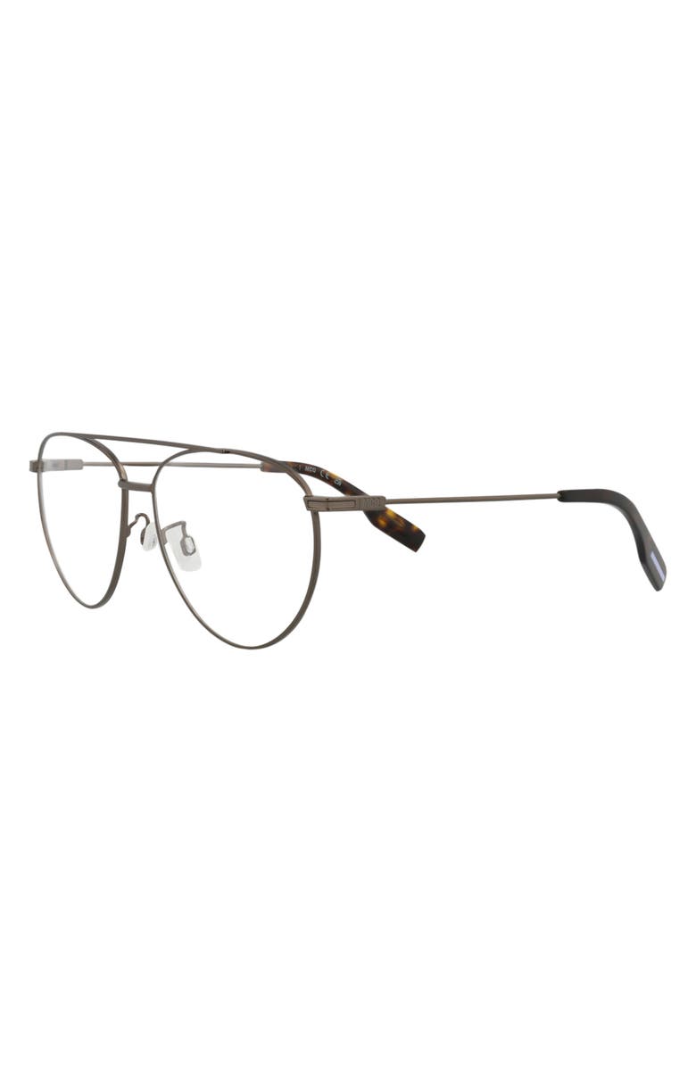 McQueen 56mm Aviator Optical Glasses, Alternate, color, 