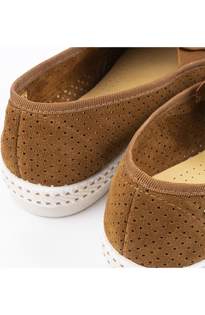 Rivieras Classic Suede Slip-On Loafer, Alternate, color, Brown