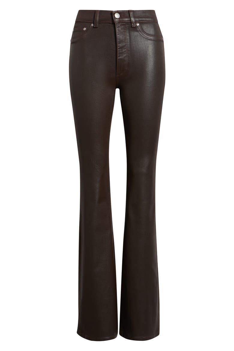 Bridget Instasculpt™ Coated High Waist Bootcut Jeans, Alternate, color, DARK ELM COATED